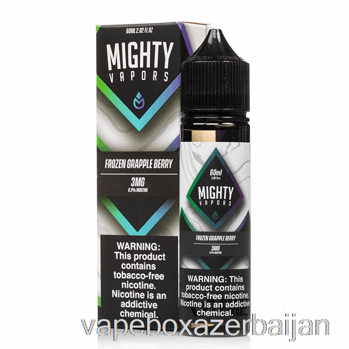 Vape Box Azerbaijan Frozen Grappleberry - Mighty Vapors - 60mL 0mg